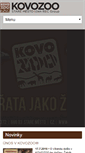 Mobile Screenshot of kovozoo.cz