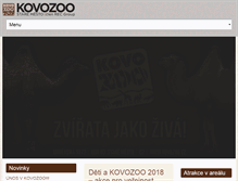Tablet Screenshot of kovozoo.cz